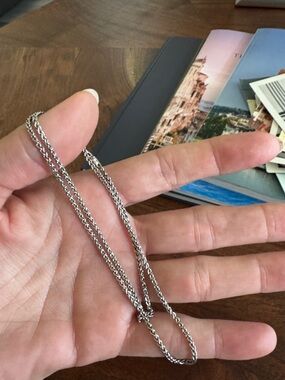 EFFY silver chain, 16in